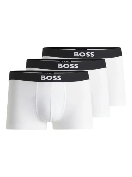 Boxeri Boss cu autograf alb