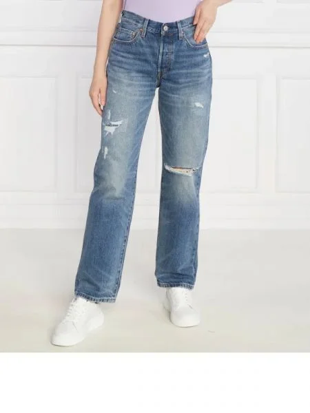 Levi's Blugi TWISTED SISTER | Straight fit albastru