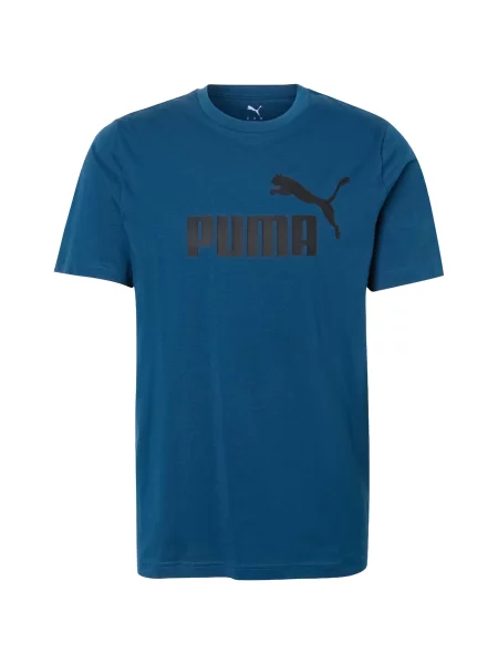 PUMA Sportiniai marškinėliai ESS No. 1 benzino juoda