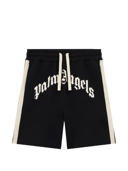 Szorty Palm Angels z autografem czarne