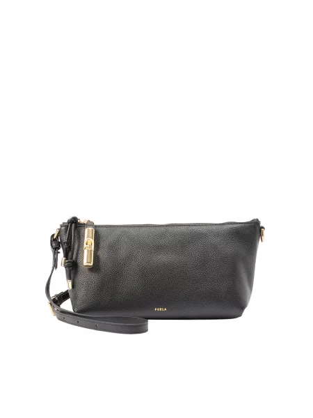 FURLA Geantă de umăr DEBBY' negru