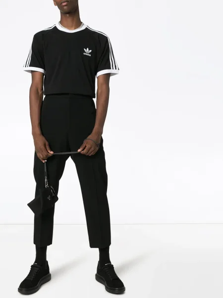 Tricou Adidas cu broderie negru