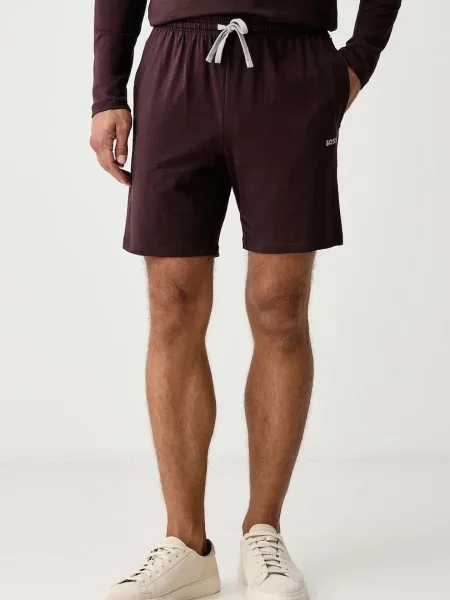 BOSS szorty lounge z Mix&Match Short CW brązowe