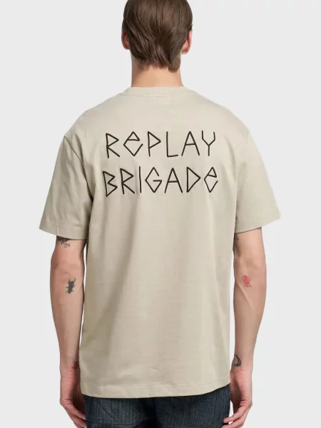Футболка Replay бежева