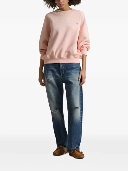 Ριγέ δερμάτινος κάλτσες Polo Ralph Lauren με κορδόνι μαύρο