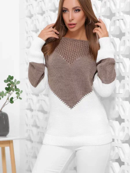 Джемпер MarSe молочний вовна/поліестер