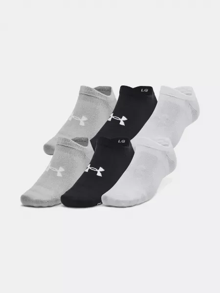 Unisexové ponožky Under Armour UA Essential No Show sivá