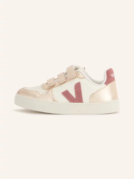 Veja Sneakersy Small platinová / starorůžová bílá