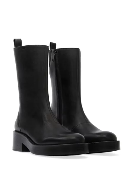 Botine Courreges din piele negru