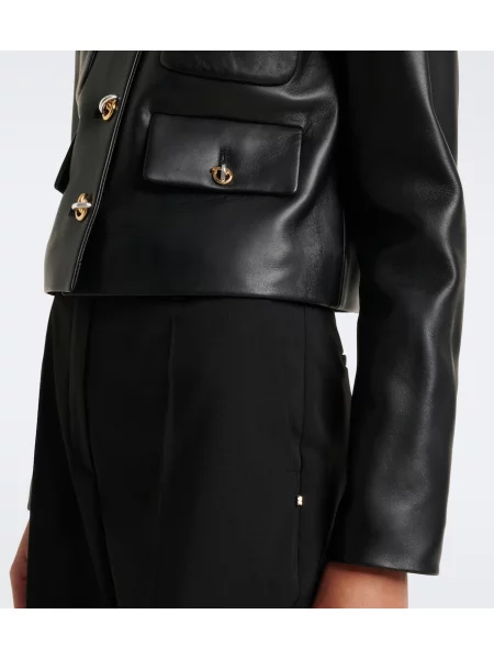 Geanta de piele Altuzarra negru