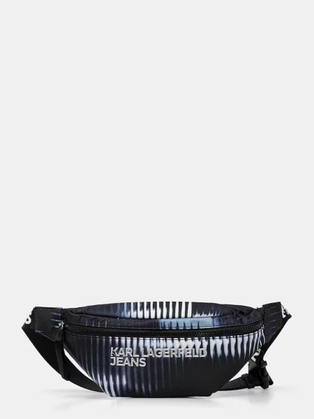 Чанта за кръст Karl Lagerfeld Jeans черно