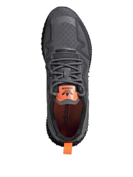 Sneakersy Adidas Forum do biegania zamszowe z dekoltem w serek szare