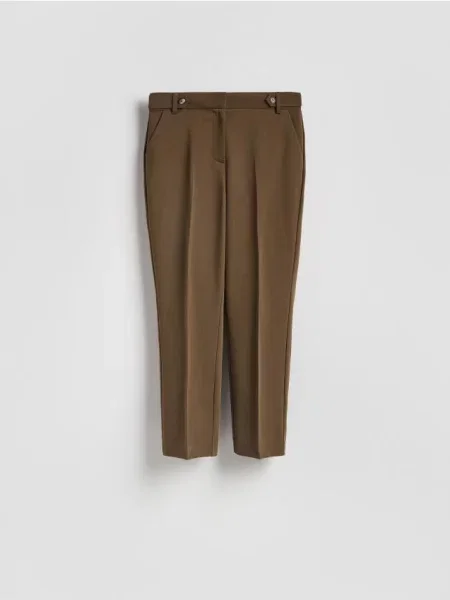 Reserved Pantaloni la dungă maro