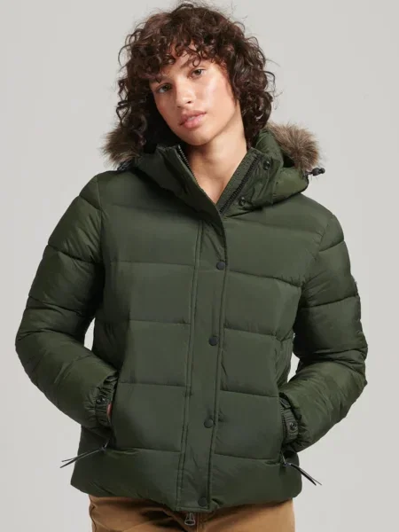 Superdry & Co Geacă de iarnă oliv verde