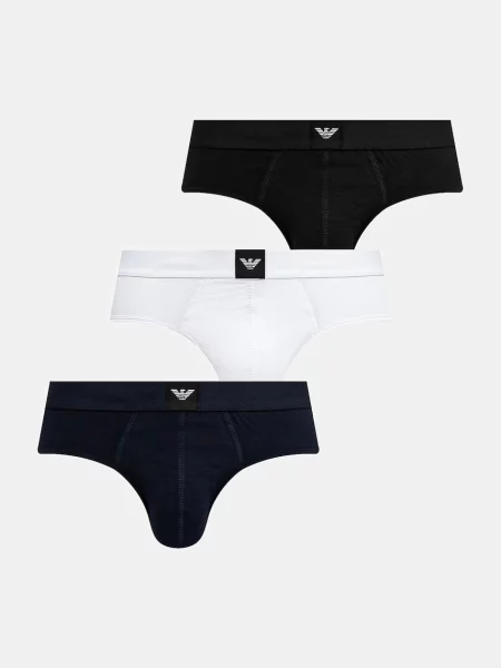 Emporio Armani Underwear slipy pánske s bavlnou čierna