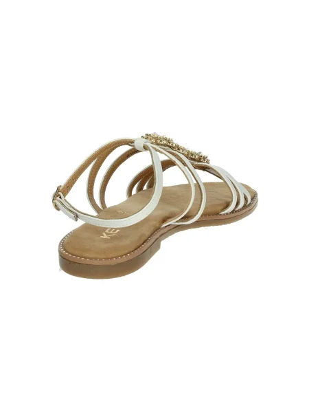 Pantofi Keys alb
