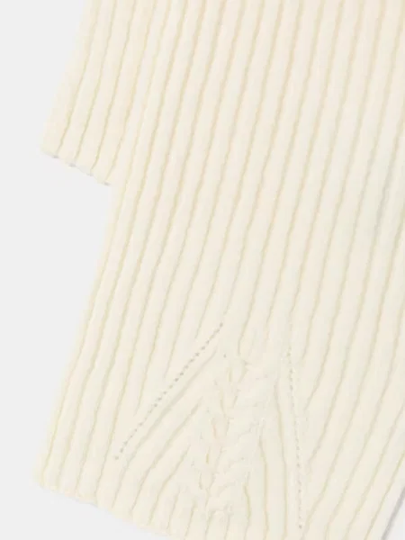 Шерстяной однотонный шарф United Colors Of Benetton серый