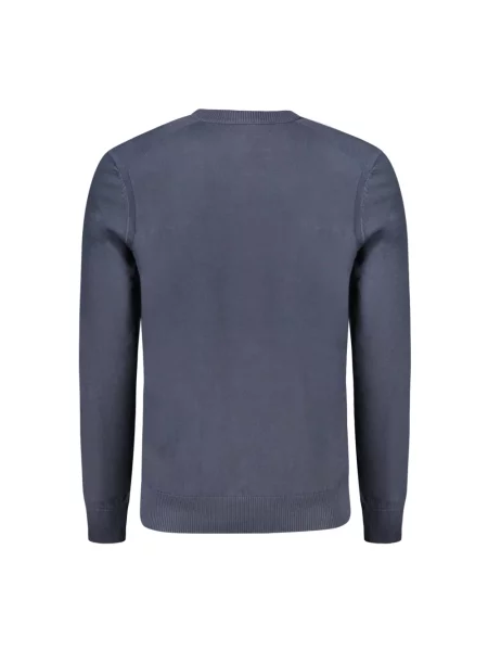 Dzianinowy sweter Hugo Boss niebieski
