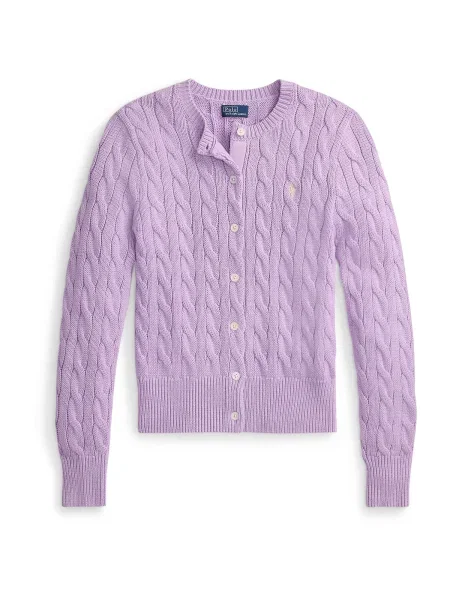 Polo Ralph Lauren Geacă tricotată mov liliachiu violet