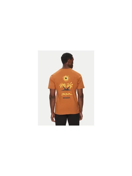 Quiksilver T-shirt Regular Fit narančasta