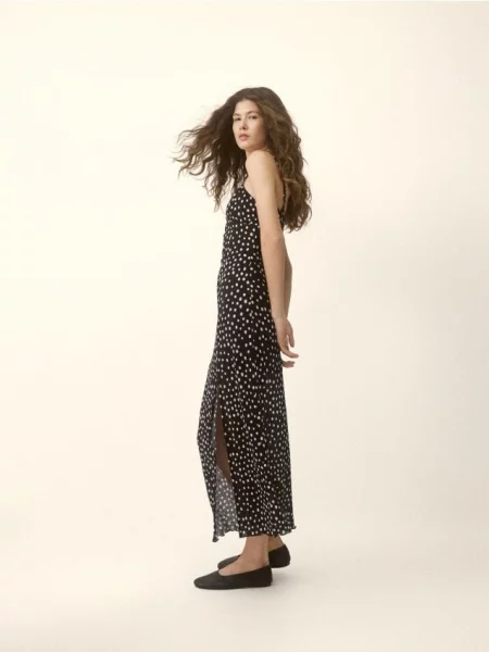 Reserved Sukienka maxi czarny