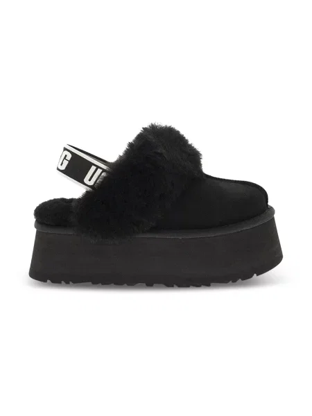 Kapcie Ugg skórzane czarne