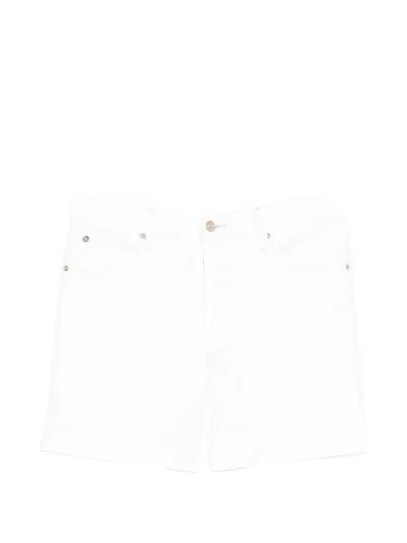 Szorty jeansowe Frame białe