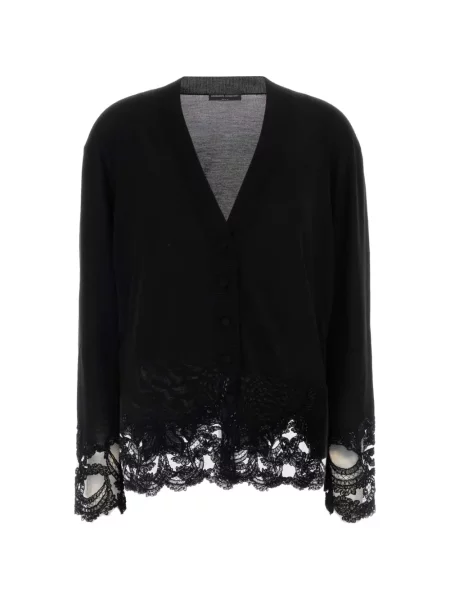 Cardigan Ermanno Scervino de lână negru