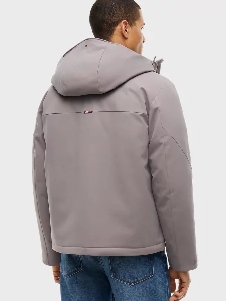 Куртка Tommy Hilfiger с капюшоном серая