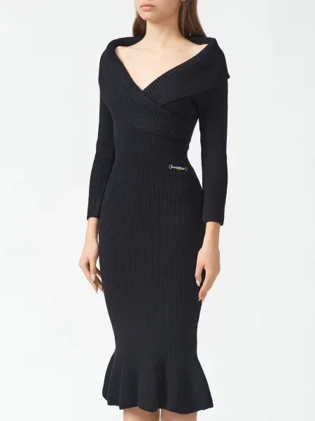 Платье Elisabetta Franchi черное