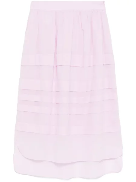 Fustă midi Peserico până la genunchi violet