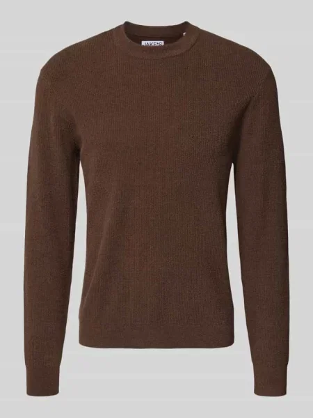 Sweter z dzianiny z prążkowanymi wykończeniami Jake*s Studio Men