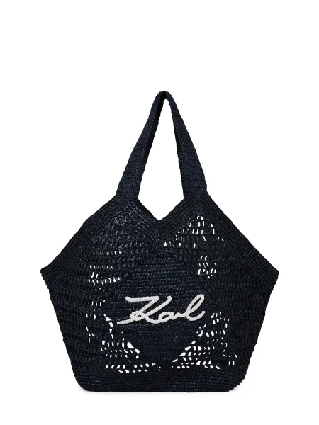 Geantă KARL LAGERFELD Bleumarin alb