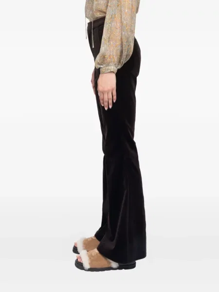 Pantaloni Zadig&voltaire de catifea maro