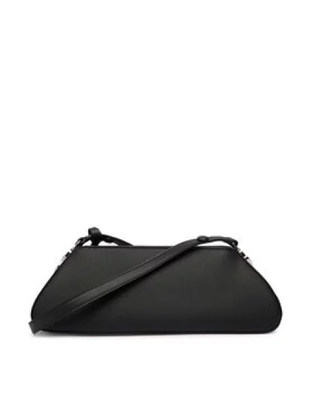 Karl Lagerfeld crossbody torbica iz umetnega usnja IKON črna