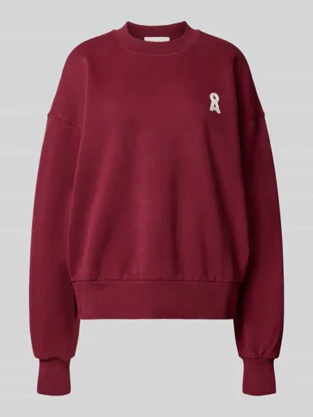 Bluza o kroju oversized z czystej bawełny model ALIZAA' Armedangels