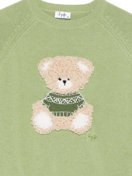Sweter dziecięcy Il Gufo zielony