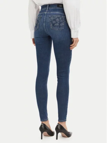 Liu Jo Jeans hlače Mornarsko Skinny Fit modra