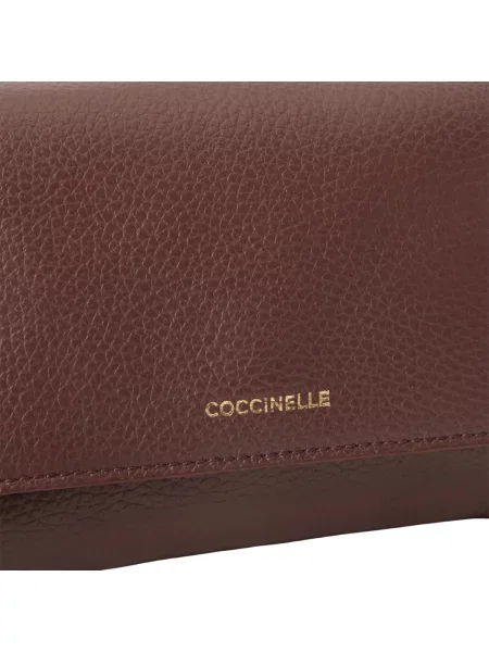 Geanta crossbody Coccinelle din piele roșu