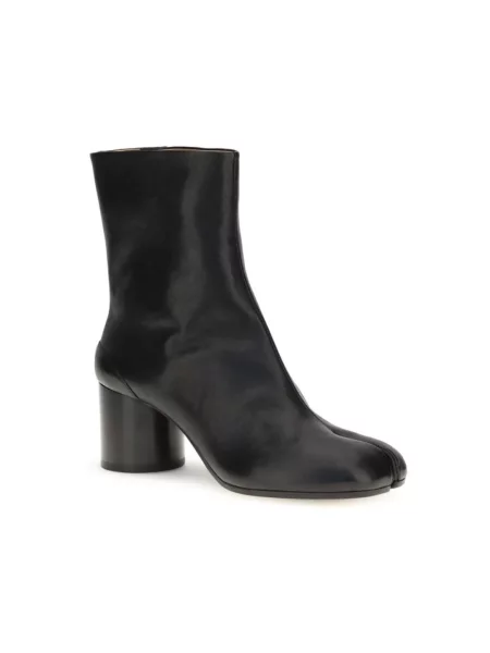 Botki Maison Margiela skórzane czarne