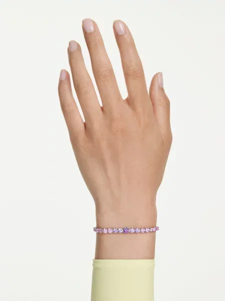Narukvica Swarovski MATRIX ljubičasta