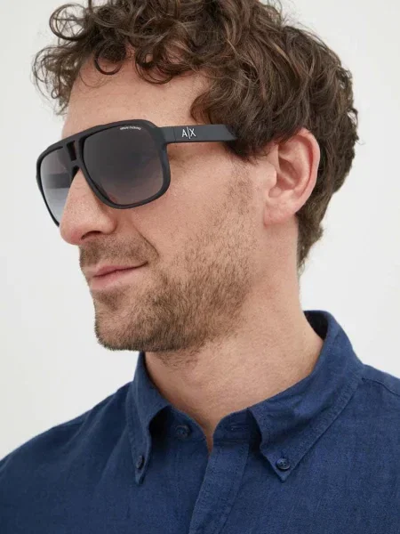 Armani Exchange ochelari de soare barbati negru
