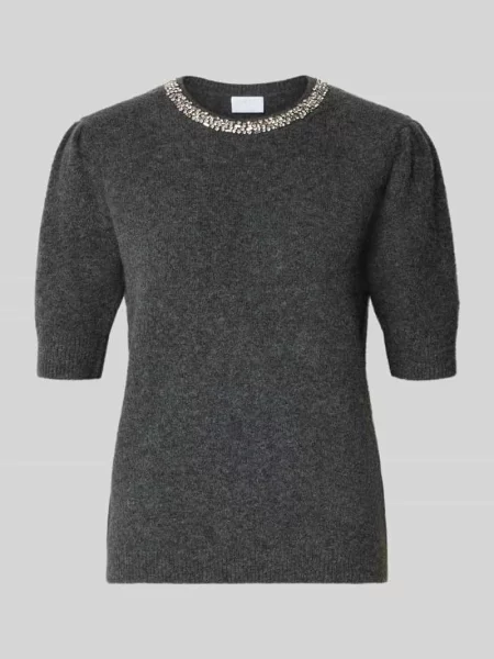 Sweter z kryształowym kołnierzykiem od Jake*s Collection