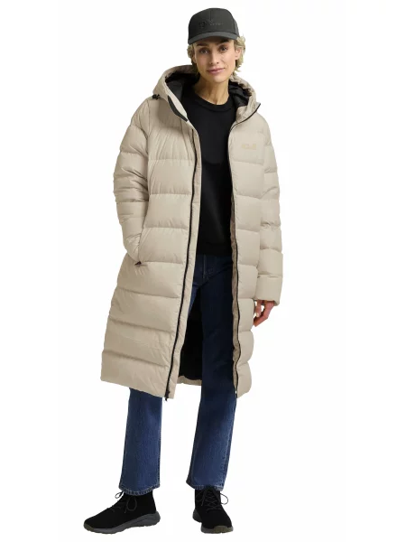 Пуховик Jack Wolfskin Frozen бежевий