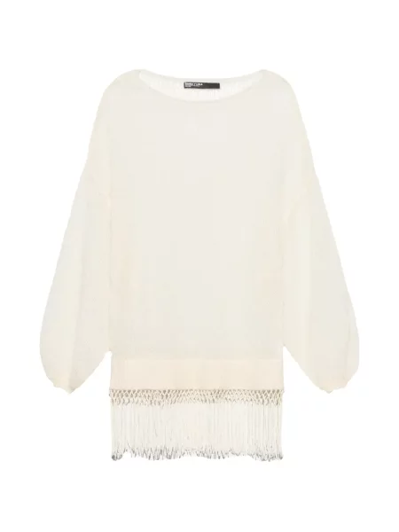Pulover Bimba Y Lola cu franjuri de mohair