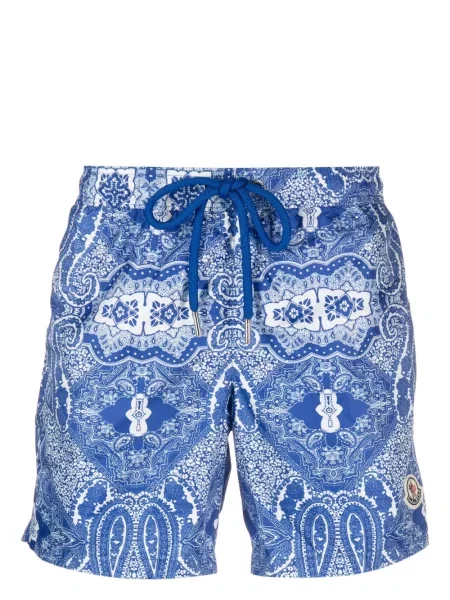 Pantaloni scurți Moncler cu imagine cu model paisley