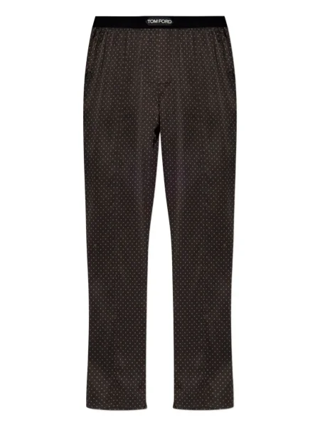 Pantaloni Tom Ford cu buline maro