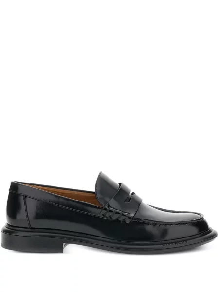 Kožne loaferice Givenchy crna