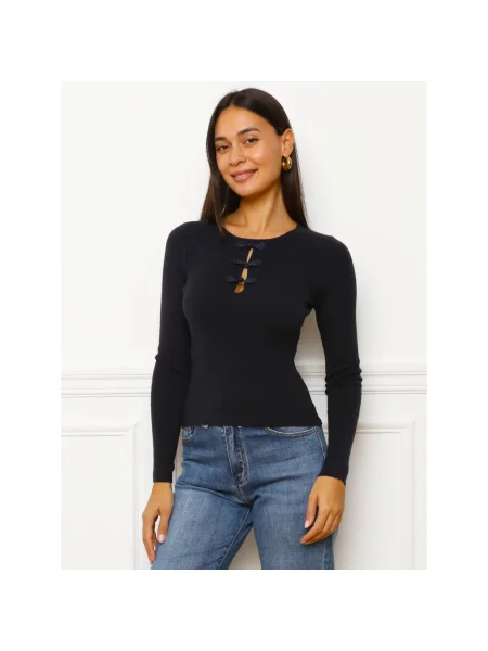 Top La Modeuse albastru