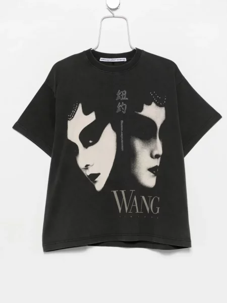 Tricou Alexander Wang cu imagine negru